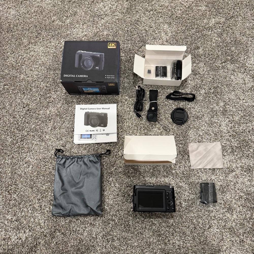 4K Digital Camera - Black